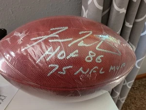 Fran Tarkenton Signed The Duke Football "HOF 86" "75 NFL MVP" Fanatics COA - Picture 1 of 16