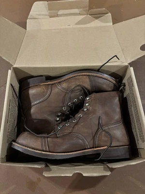 Red Wing Iron Ranger 8111 Men’s Brown Boots UK Size 9.5, New With Original Box - Image 1 of 4