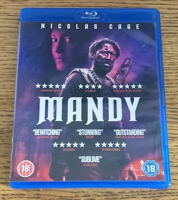 Mandy (Blu-ray, 2018) Panos Cosmatos, Nicolas Cage, Andrea Riseborough - Image 1 of 3