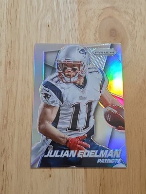 2014 Prizm JULIAN EDELMAN Silver Prizm #34 New England Patriots SP - Image 1 of 4