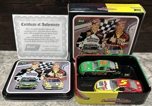 1996 BOBBY AND TERRY LABONTE CHEVROLET 1/64 REVELL SET IN TIN NASCAR DIECAST - Picture 1 of 2