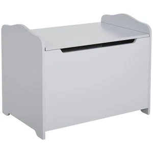 HOMCOM 40x60cm Kids Storage Box Toy Organiser for Child 3 Yrs+ Bedroom Grey - Picture 1 of 11