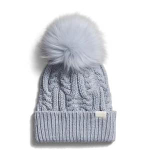 NWOT The North Face Women's Oh Mega Fur Pom Beanie Dusty Periwinkle One Size - Picture 1 of 5