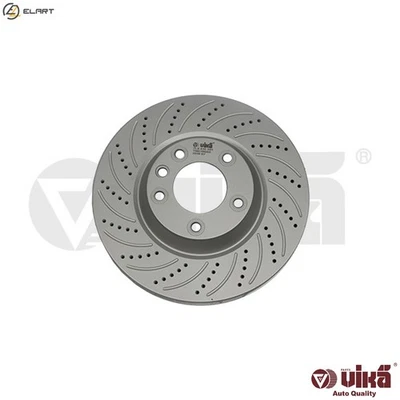 2x BRAKE DISC 66151716801 FOR VW AUDI BPE/BAC/BPD/BLK 2.5L 5cyl TOUAREG 3.2L Q7 - Image 1 of 4