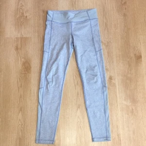 Athleta Girl Pale Blue Snowball Tight Leggings Size XXL 16 EUC - Picture 1 of 8