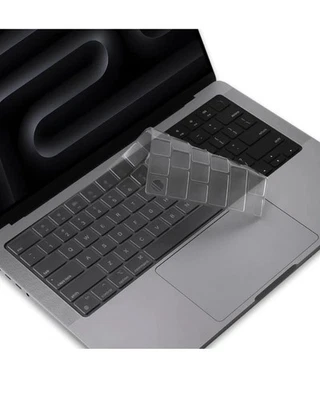 Capa protetora teclado para MacBook Pro 2024-2021 14 polegadas 16 polegadas M4 M3 M2 M1 Pro/Ma - Imagem 1 de 4