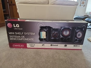 LG CM4530 CD Player AM/FM USB Mini Hi-Fi Bluetooth Mini Shelf System NEW OPEN BX - Picture 1 of 5