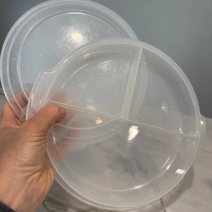 Microonde monoporzione vintage Superseal 3 sezioni piatto diviso e coperchio - Foto 1 di 6