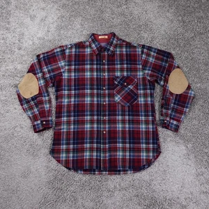 Vintage Pendleton Shirt Mens Large Tartan Virgin Wool Button Up Lobo - Picture 1 of 10