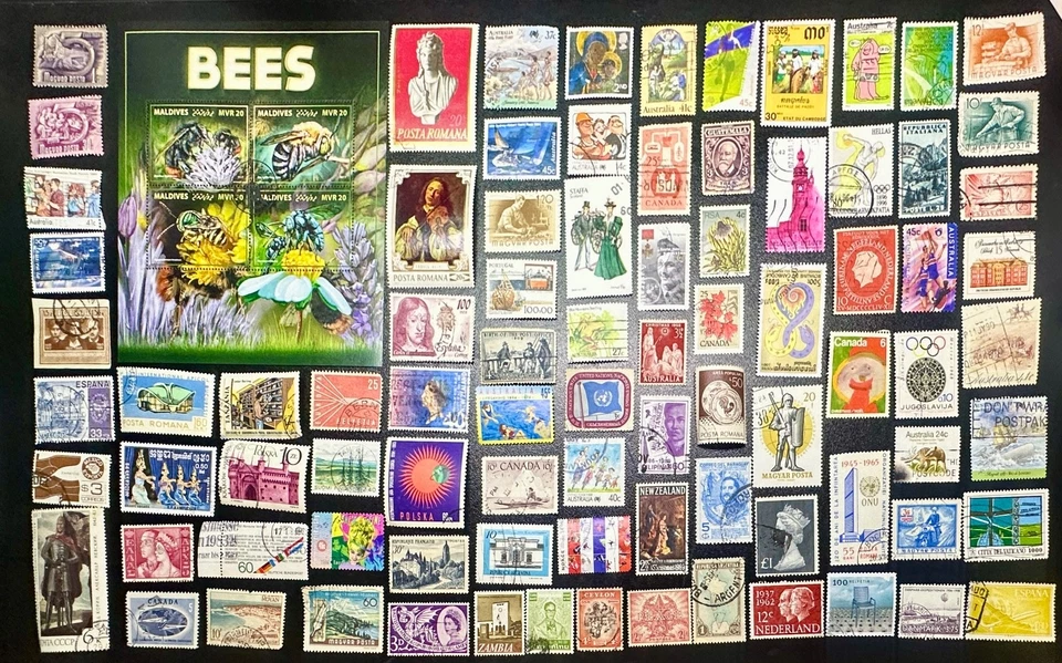 B584, 100+ Different Quality Worldwide Stamps - Image 1 of 1