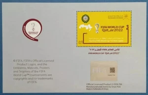 Oman FIFA World Cup Qatar Souvenir Sheet 2022 - ZZIAA - Bild 1 von 2