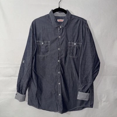 Camisa de Vestir Michael Brandon Talla XL Gris Hecha en Bangladesh Nueva Sin Etiqueta  Foto 1 de 4