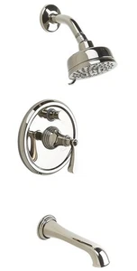 Crosswater Berea 11-14-T-PN Nickel poliert Wannen- & Duscharmatur - Bild 1 von 2