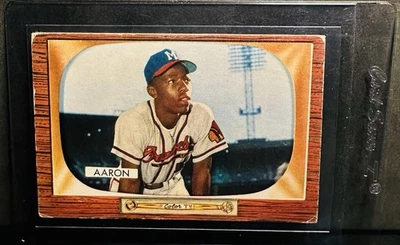 Bowman 1955 - Hank Aaron #179 Foto 1 de 2