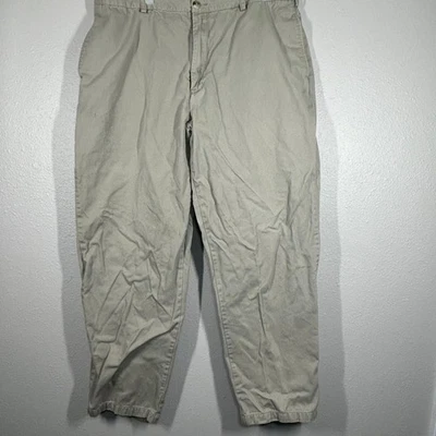 Izod Pants Mens 38 32 Khaki Cotton Chino Straight Leg Casual - Image 1 of 4