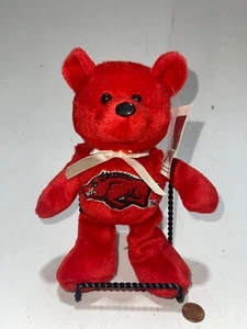 Jenkins Enterprises Red Bear Razorbacks Arkansas Plush 9" Inches Tall - Picture 1 of 3