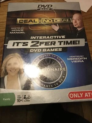 Deal Or No Deal & Who What To Be A Millionaire 2 For 1 Interactive DVD Games NEW - Image 1 of 4