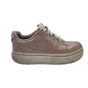 Nike Court Vision Alta Low Womens Size US 7 Shoes DM0113-600 Pink White - Picture 1 of 13