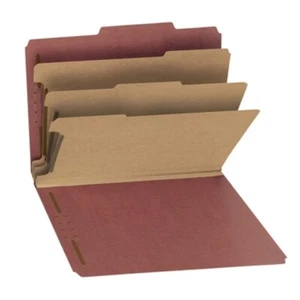 Smead 14099 Letter Size Recycled Pressboard Classification Folder (10/BX) New - Picture 1 of 4