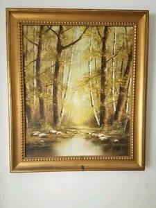 Paesaggio impressionista dipinto ad olio artista Sally Bradfield - Foto 1 di 8