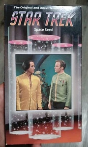 Star Trek Ep. 24 Space Seed VHS Tested Pre-owned  - Imagen 1 de 5