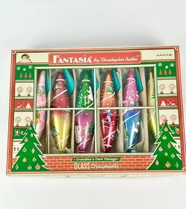 Christopher Radko 2006 Fantasia Season’s Gleamings Christmas Icicle 6er Set - Bild 1 von 24