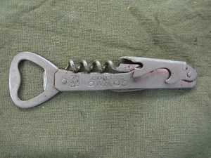 #D324. CAMUS COGNAC STEEL BOTTLE OPENER / CORK SCREW - Picture 1 of 3