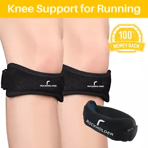 Patella Knee Support Brace Adjustable Arthritis Relief Tendon Compression - Picture 1 of 9