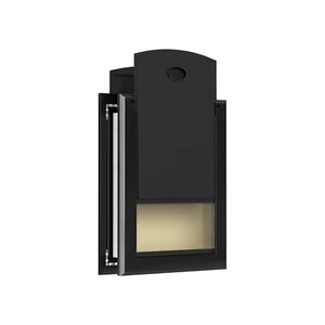 Wetterfeste Haustiertür für mittelgroße Hunde - Magnetklappe, abschließbar, 40 lbs, schwarz - Bild 1 von 9