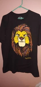 Disney König der Löwen Erwachsene Simba Tee schwarz T-Shirt Herren XL - Bild 1 von 3