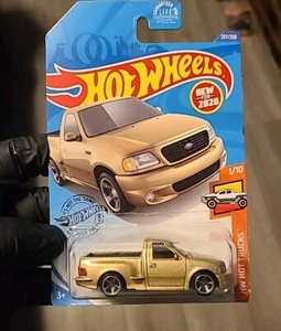 Hot Wheels Gold '99 Ford F-150 SVT Lightning Truck Neu - Bild 1 von 8