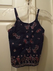 Old Navy Girls Paisley Top Size 10 - Picture 1 of 2
