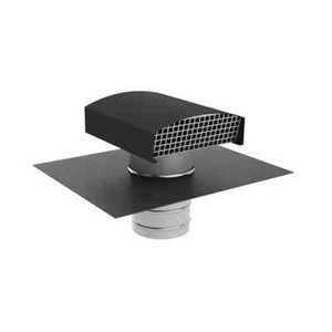 Econox CTM Dachdurchführung Ø 125 mm in Aluminium anthrazit mit Abdeckung - Bild 1 von 1
