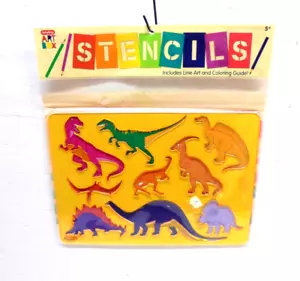 Schylling Art Box Stencil Dinosaurs - Picture 1 of 3