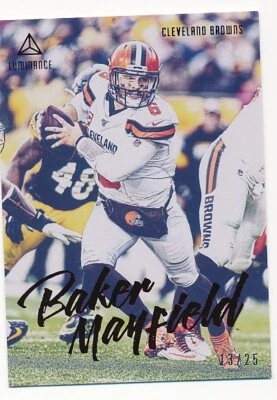 BAKER MAYFIELD 2020 PANINI LUMINANCE RED #29 SP CLEVELAND BROWNS #13/25 MINT - Image 1 of 2