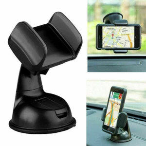 Soporte para parabrisas giratorio teléfono grande en coche kit base + cargador✔Micro USB - Imagen 1 de 4