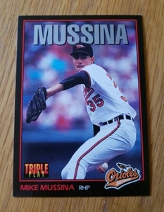 1993 Leaf Triple Play Mike Mussina #13 Baseballkarte - Bild 1 von 2