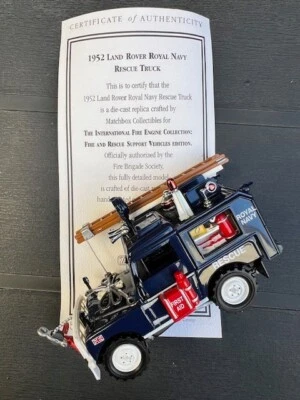 Matchbox "models of yesterday" Land Rover rescue truck - Immagine 1 di 2