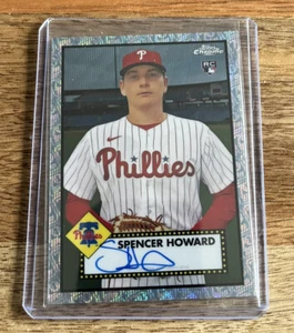 Topps Chrome Platinum 2021 - Spencer Howard #PA-SH Phillies - RC Wave automático/70 - Imagen 1 de 2