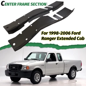 2 PIEZAS sección de marco central para Ford Ranger 98-06 cabina extendida acero recubierto de zinc - Imagen 1 de 11