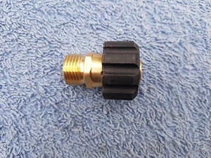 KARCHER 22MM FEMALE SCREW FITTING X NILFISK ALTO KEW MALE HOSE CROSS CONVERTER - Picture 1 of 12