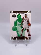 Joe Johnson / Josh Smith 2007-08 Topps Co-Signers #22 Gold Green /59 Hawks Sharp