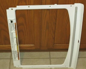 Kenmore Washer: Lid Glass Plastic Frame 22 1/2 X 20 (W10121174) (P4578) - Picture 1 of 6