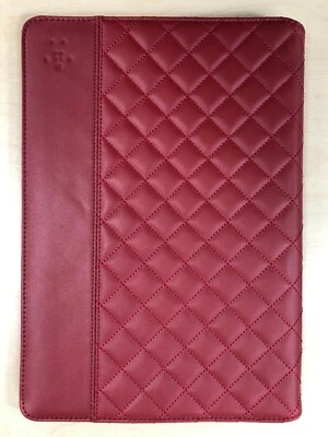 Funda tipo folio de cuero Belkin para tablet Asus Vivo Tab RT - ROJA acolchada Foto 1 de 4