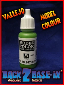 Vallejo Model Color Acrylic Paint 17ml Bottle Olive Green 70967 - Imagen 1 de 1