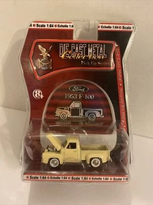 Road Signature Die Cast Metal Pick Up Series - 1953 F-100 - 1:64 Cream - Picture 1 of 3