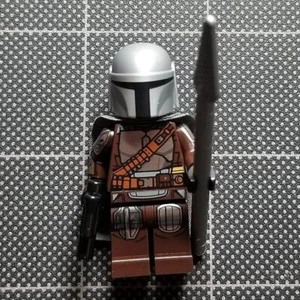 NEW LEGO Mandalorian Din Djardin Minifigure ONLY 75312 75315 75299 Sets sw1135 - Picture 1 of 2