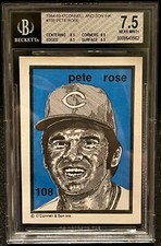 1984-1991 O'Connell & Son Ink Pete Rose #108 ***BVG 7.5 ***