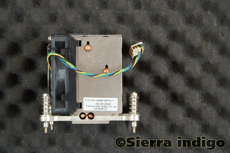 Fujitsu V26898-B976-V1 Primergy TX120 S3 Heatsink & Fan A3C40129346 - Image 1 of 1