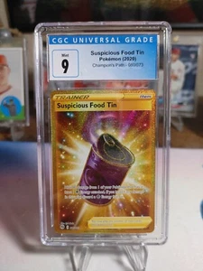 Verdächtiges Essen Tin 80/73 Secret Rare Pokemon Champion's Path CGC 9.0 - Bild 1 von 2